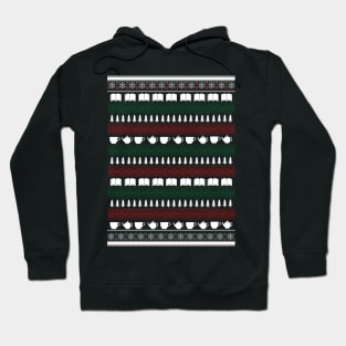 Ugly Bookish Christmas Sweater Hoodie